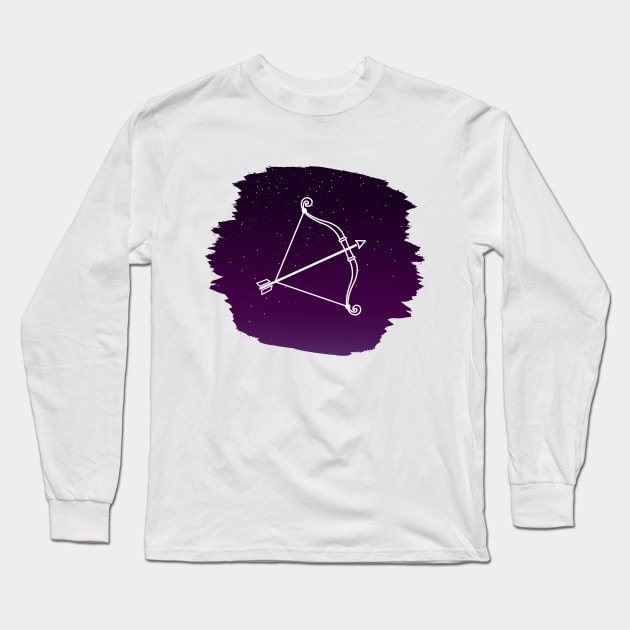 Sagittarius Long Sleeve T-Shirt by Elysart